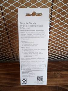 lot 56 image: Equate Temple Touch 6-Second Digital Thermometer