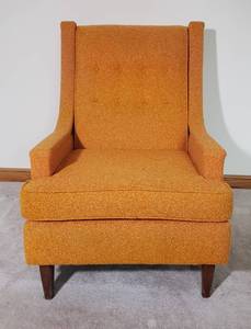 Handsome Mid-Century Chair with Original Upholstery
