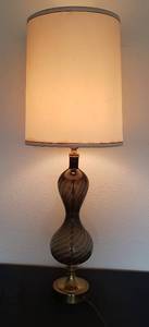 Smokey Hourglass Table Lamp