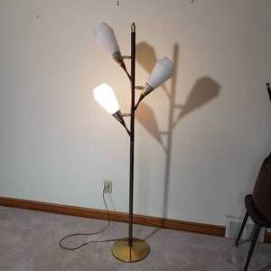 Mid-Century Modern Branching Floor Lamp