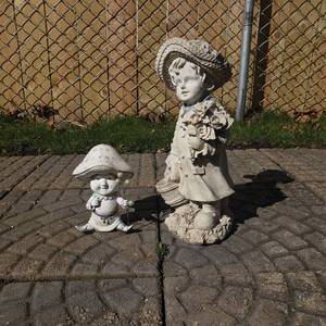 Playful Resin garden Figures