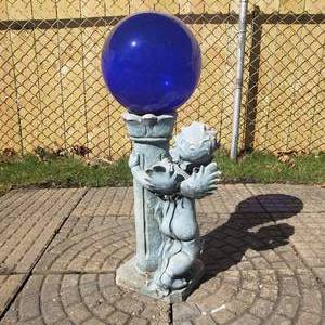 10 inch Gazing Ball and Resin Stand