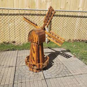 Sturdy Dutch Garden Windmill