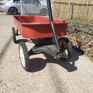 Charming Red Wagon