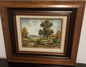 lot 115 image: Fantastic Fine Art Oil Painting by Homer- Spring Field