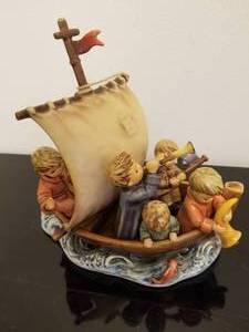 lot 119 image: Hummel Figurines - Sailing Ship