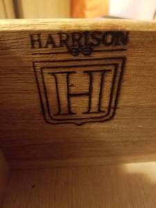 lot 26 image: Harrison Retro Tall Display Cabinet Dresser with Exaggerated Brass Nail Drawer Pulls
