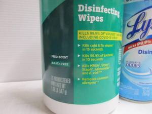 lot 11 image: Disinfecting Wipes and Spray