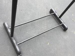lot 137 image: Rolling Metal Garment Rack