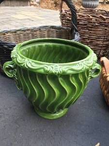 lot 140 image: Wicker, Planter and Candles