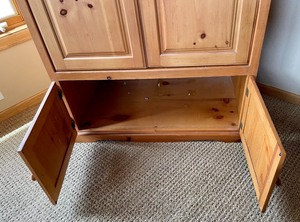 lot 82 image: Armoire With Bottom Storage
