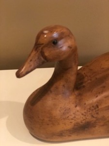 lot 64 image: Devine Decorative Wooden Duck