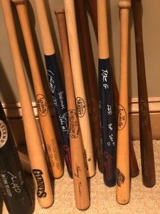 lot 55 image: 14 Bats and an Exercise Ball