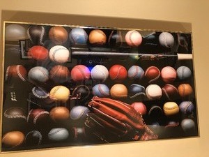 lot 53 image: Louisville Slugger Poster Print
