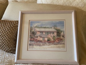 lot 39 image: Framed Watercolor