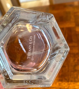 lot 42 image: Tiffany and Co Crystal Vase