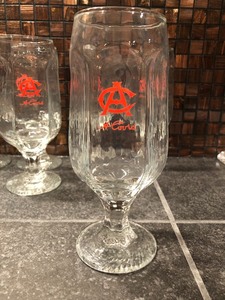 lot 168 image: Set of 6 A. Coors Beer Glasses