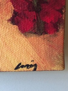 lot 174 image: Floral on Canvas Print