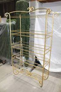 lot 575 image: Shelf Gold 50Lx23Wx83H