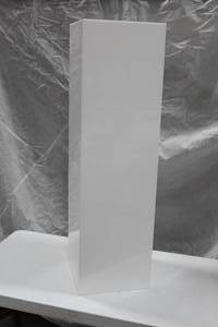 lot 593 image: Acrylic Display White 12Lx12Wx42H