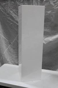 lot 596 image: Acrylic Display White 12Lx12Wx42H