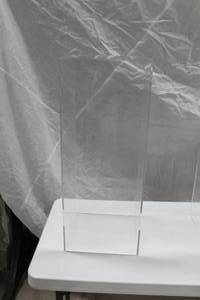 lot 599 image: Acrylic Display Clear 12Lx12Wx30H