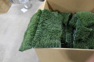 lot 683 image: Lot of (60) Interlocking Grass Panels Green 10Lx10W