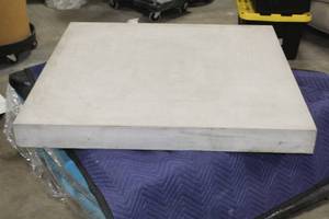 lot 764 image: Cement Table Top 43Lx43Wx4H