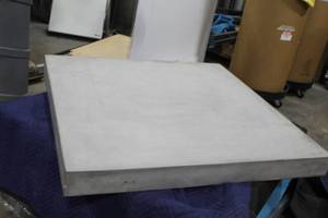 lot 766 image: Cement Table Top 43Lx43Wx4H