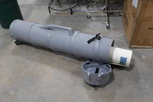 lot 792 image: Comfort Flex Trace Vinyl Sheet 20Lx5W  with Plastic Rolling Case 12Dx63L (one piece)