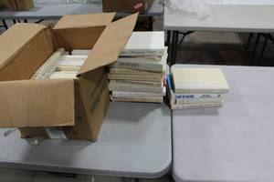 lot 813 image: Lot of (35) Old Books (in box)