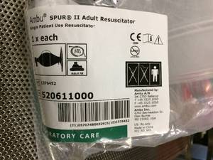 Ambu Spur II Single Patient Use Adult Resuscitator Model &nbsp&nbsp520611000