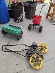 lot 89 image: Seed Planter and Broadcast Spreaders
