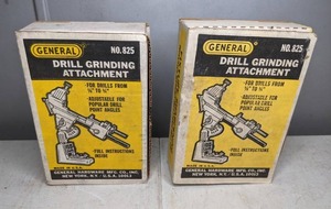 lot 60 image: Pair of General no. 825 Drill Grinding Attachments