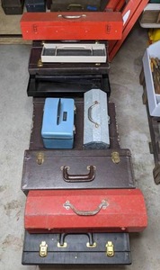 lot 84 image: Lot of Vintage Tool Boxes
