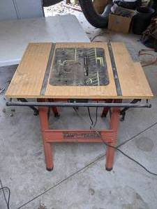 lot 34 image: Vintage 1980s Hirsh Saw Table