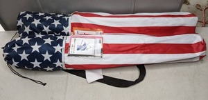 lot 80 image: Pair of Patriotic Folding Armchairs