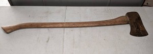 lot 57 image: Long Wood Handled Axe