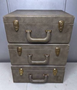 lot 76 image: Three Matching Gray Carrying Cases