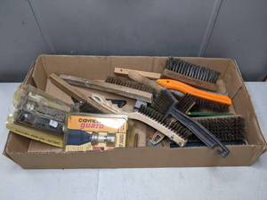 lot 53 image: Lot of Wire Brushes & Miscellany