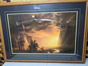 lot 234 image: Yosemite Valley Framed Print