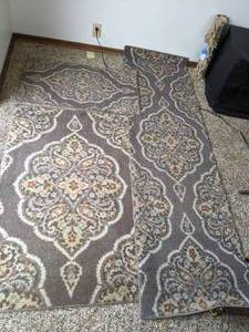 lot 190 image: Set of Four Matching Washable Rugs