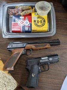 lot 193 image: Two BB Guns and Assorted BBs