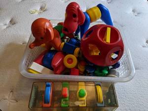 lot 170 image: Colorful Baby Toys Fisher Price & Others
