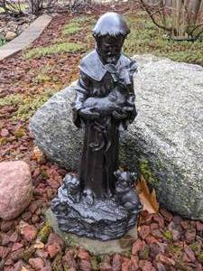 lot 386 image: 22 Plastic St. Francis Garden Statue