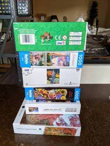 lot 342 image: 500 and 1000 Piece Puzzles (6)
