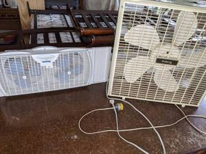 lot 310 image: Box Fan and Window Fan