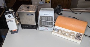 lot 415 image: Rock Polisher, Heater, Drill Bit Sharpener, Ultrasonic Cleaner