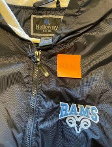 lot 437 image: XXL Rams Windbreaker