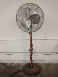 Old Industrial Metal Daytons Fan